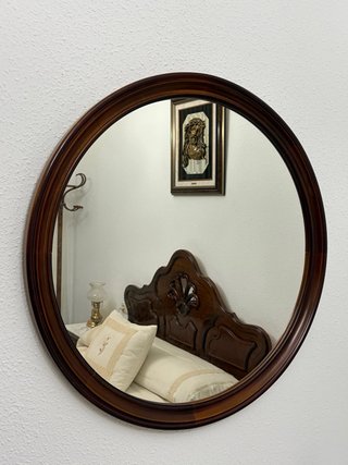 Dormitorio matrimonio completo. Madera y mármol