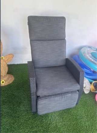 Sillón relax STORD exterior gris