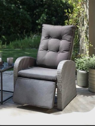 Sillón relax STORD exterior gris