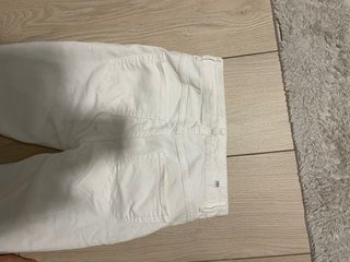 Zara Vaqueros Acampanados Blancos