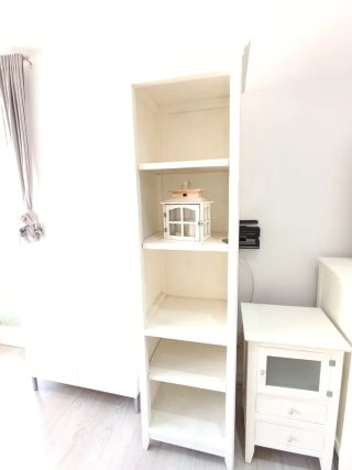 Muebles blancos salón/dormitorio