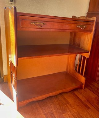 Mesa soporte salón madera