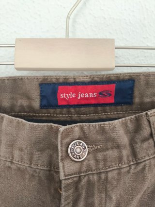 Bermuda Style Jeans Marrón Talla 42 Hombre