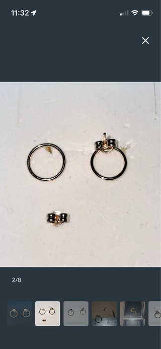 Pendientes Aro Oro 18K