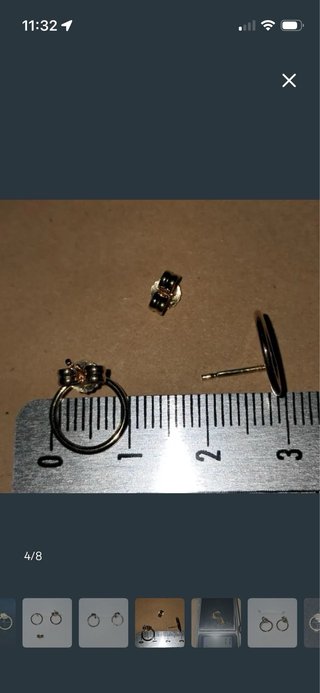Pendientes Aro Oro 18K