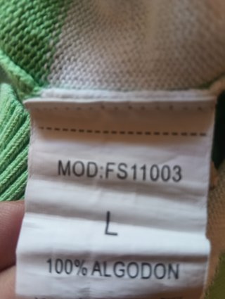 Jersey Tommy Hilfiger Rayas Verde Blanco