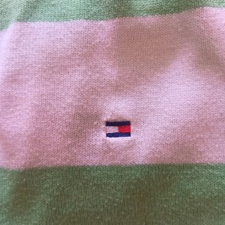 Jersey Tommy Hilfiger Rayas Verde Blanco