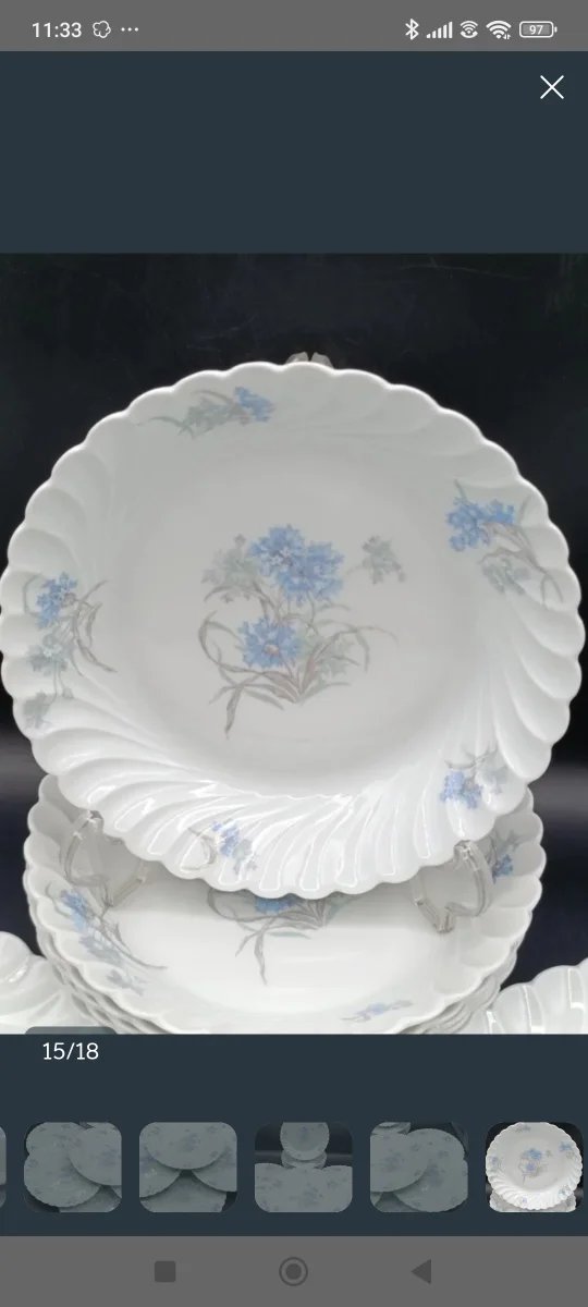 Set platos hondos Haviland Limoges