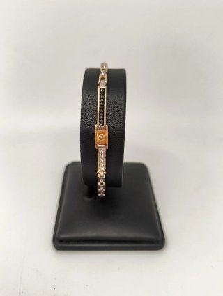 Pulsera Zancan Oro Blanco y Rosa 18kt y  diamantes