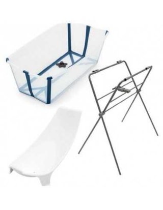 Bañera Bebé Plegable Stokke + Soporte + Patas