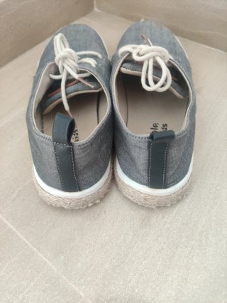 Zapatillas lona azul marino talla 36