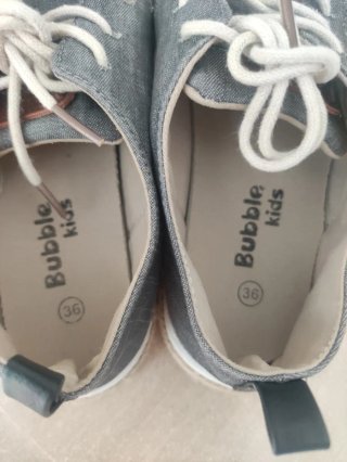 Zapatillas lona azul marino talla 36