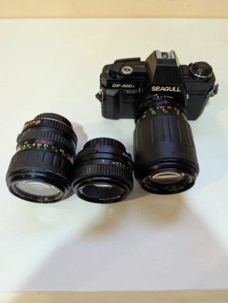 Cámara Analógica Seagull DF-300X + 3 Objetivos