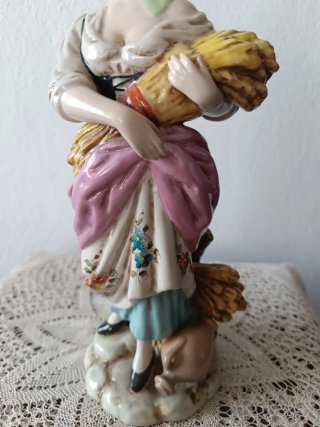 Antigua figura porcelana Salvador Mallol