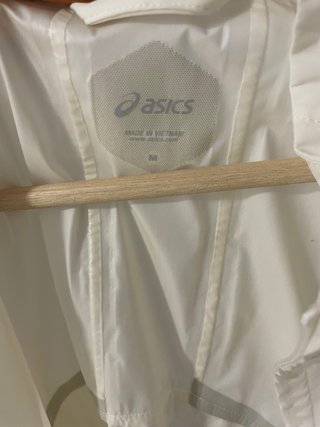 Cortavientos Asics Blanco