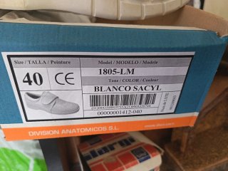 Zueco Sacyl blanco sanitario