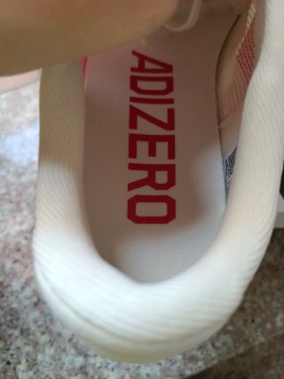 Adidas Adizero Zapatillas Running Blancas Rojas