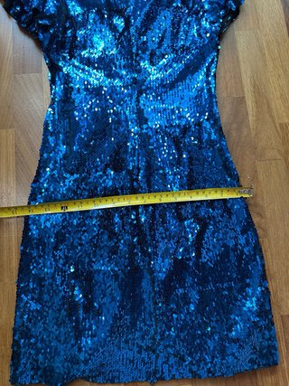Vestito Zara blu con paillettes
