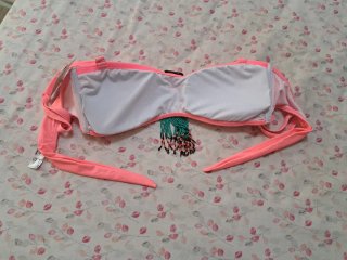 Bikini Chamela Rosa y Negro Talla L