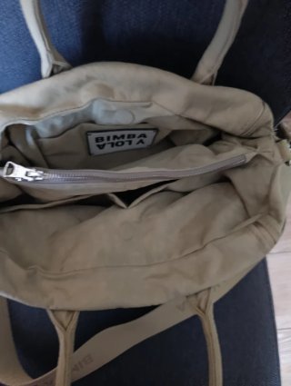 Bolso Bimba y Lola tela verde claro