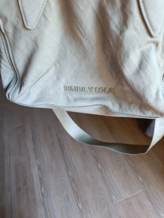 Bolso Bimba y Lola tela verde claro