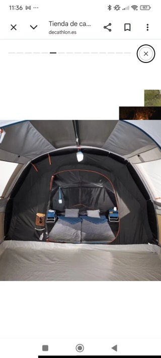 Tienda campaña Quechua Airseconds 4.1