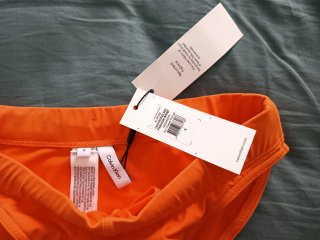 Calvin Klein Bañador Naranja Hombre, sin estrenar.
