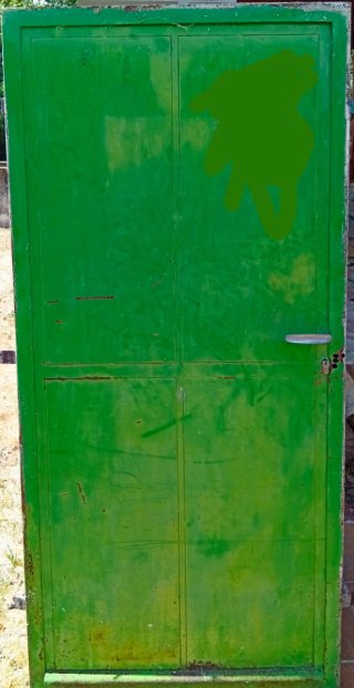 Puerta chapa caseta