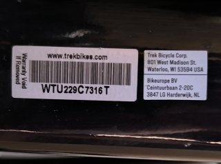 Bicicleta Trek Montaña Azul