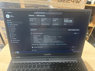 PC Gaming Lenovo Legion Ryzen5 Radeon