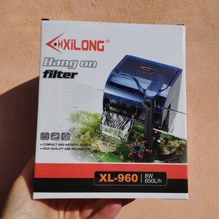 Filtro cascada mochila 650 l/h acuario pecera