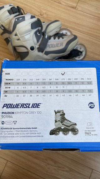 Powerslide Phuzion Cripton Grey 100 T43