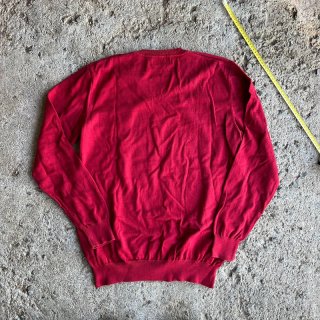 Vintage Polo Ralph Lauren Red Jumper V-Neck
