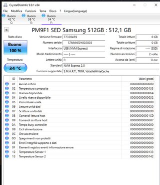 SSD Samsung PM9F1 512GB M.2 NVMe PCIe 4.0