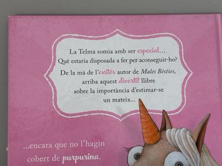 Pack 2 llibres Telma L’Unicorn