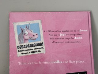 Pack 2 llibres Telma L’Unicorn