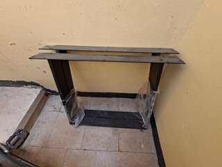 Patas metálicas para mesa 70x76 cm