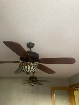Lámpara Ventilador Tiffany