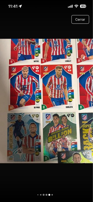 CROMOS ATLETICO DE MADRID