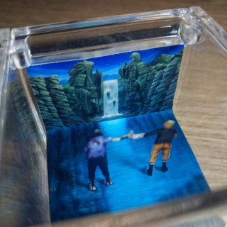 Diorama Naruto e Sasuke