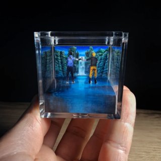 Diorama Naruto e Sasuke