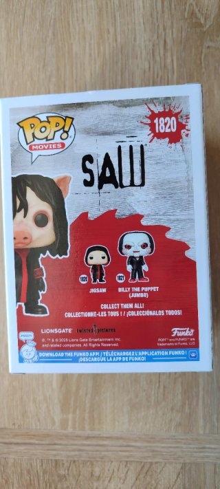 Funko Pop Jigsaw Chase SAW 1820