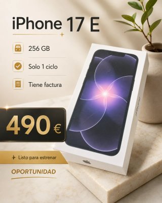 iPhone 17 E 256 GB - Solo 1 ciclo