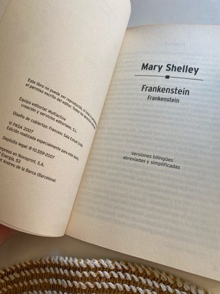 Frankenstein. Textos bilingües, ingles español