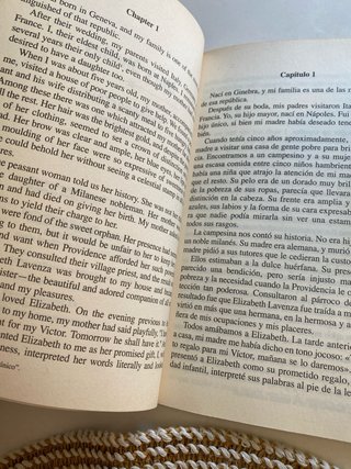 Frankenstein. Textos bilingües, ingles español