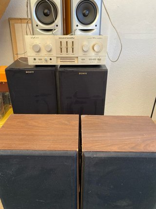 Marantz PS410 Amplificador y Altavoces Sony.