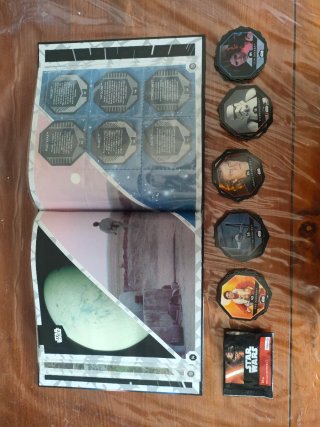Álbum Star Wars E. Leclerc Completo