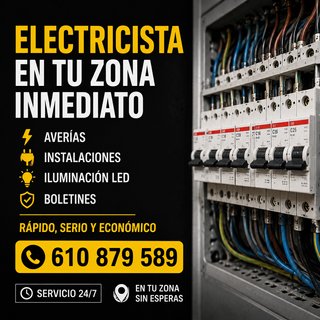 Electricista profesional en tu zona