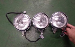3 Faros Focos Buggy Cromados