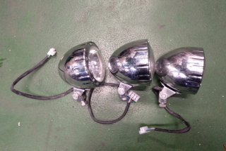 3 Faros Focos Buggy Cromados